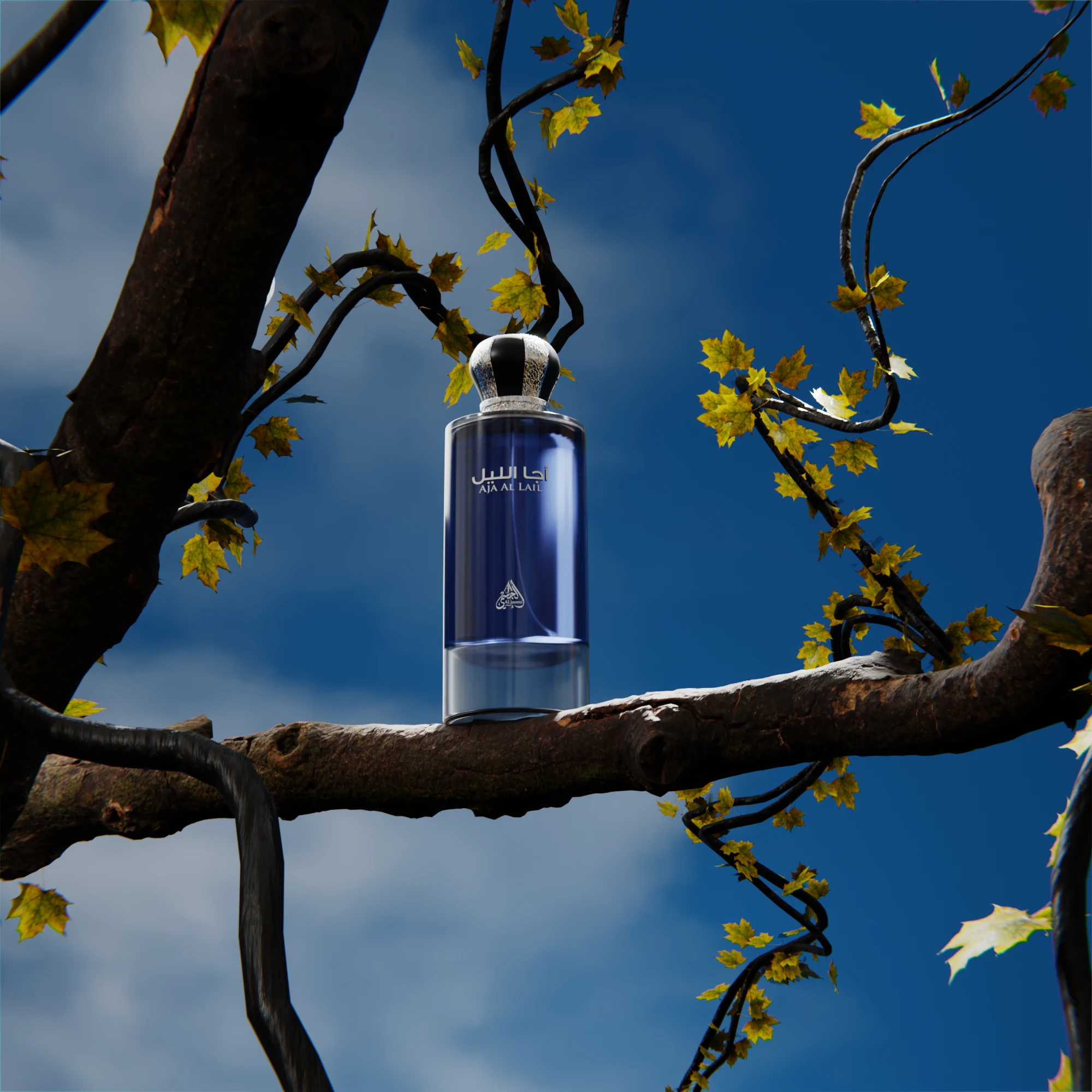 Nuori Skincare 3D Visualization Nature Scene