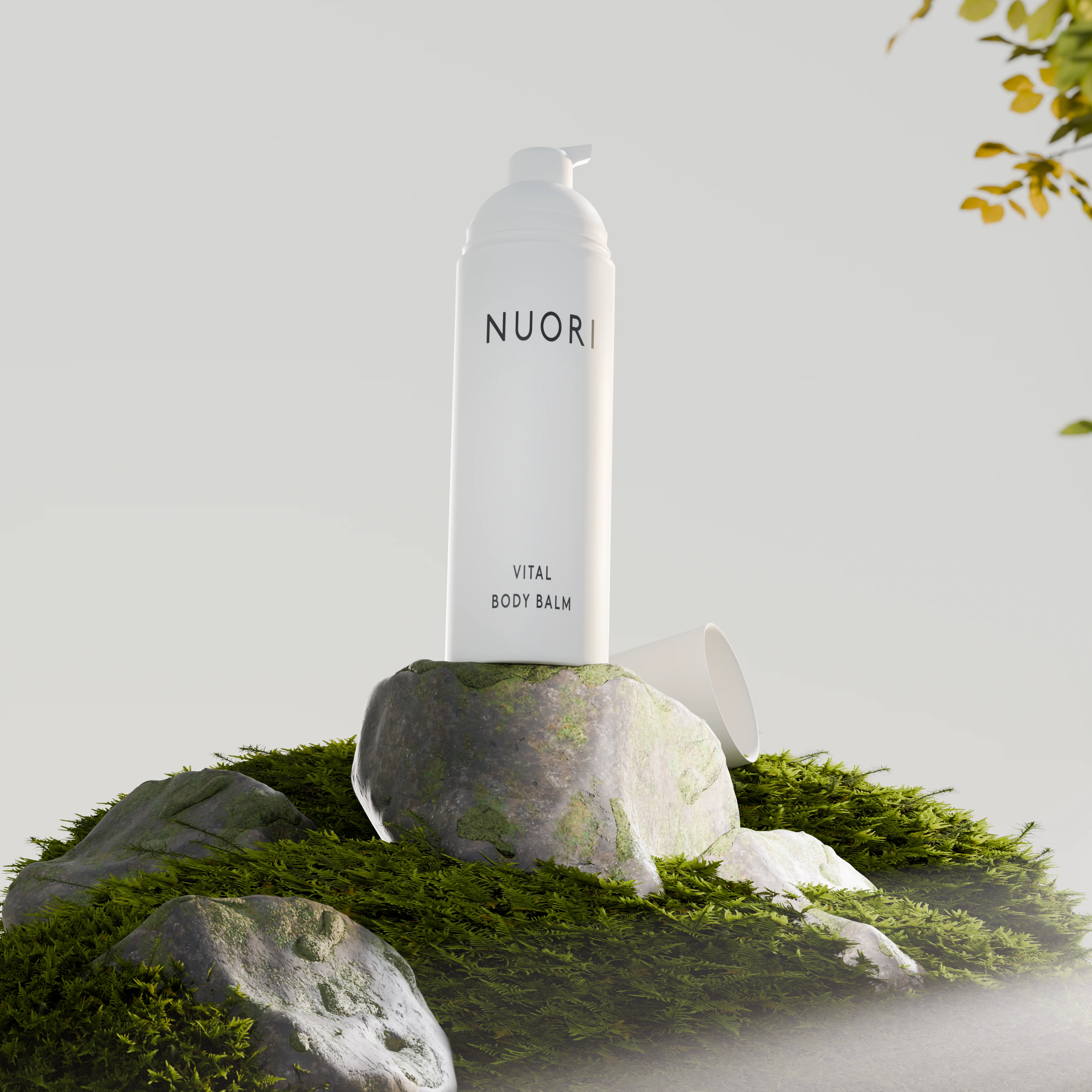 Minimalist Cosmetic Packaging Render